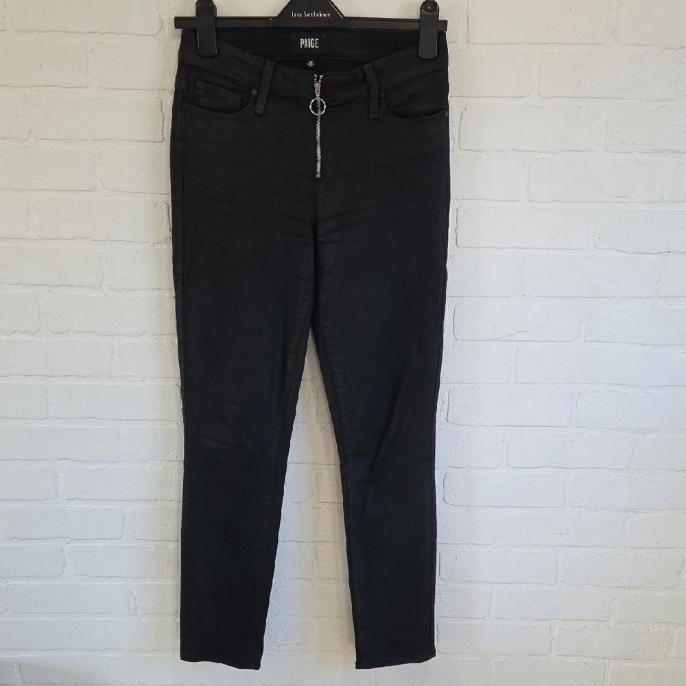 PAIGE  Zipper Skinny Jeans